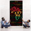 Vohado Juneteenth Door Cover African American National Holiday Party Decoration