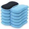 HOMEXCEL 12 Pack Multi-Purpose Scrub Sponges Kitchen, Dish Sponge, Non-Scratch