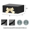 GoooodGift Black Gift Box 8x7x3.3 Inches, Luxury Gift Box with