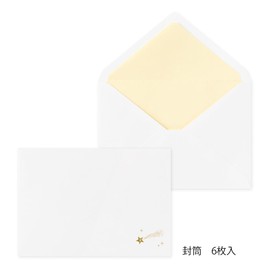 Midori 20594006 Envelope, Gift for Big Days, Western 2, A6, Star Pattern