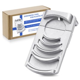 Deburring Tool for Plastic Pipe, Suitable for 6 Pipes Size from 1-1/4 to 4-Inch, Professional PVC Pipe Reamer, PVC Chamfer Tool Creates Smooth Chamfer, Achieve More Uniform Coverage and Adhesion