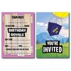 12 x Fort Building Battle Style Birthday Royale Party Invitations