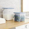 Rotho Basic Storage Box 9 L with Lid and Handle,