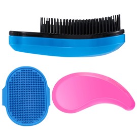 3Pcs Puppy Brushes, Soft Dog Brushes for Grooming, Gentle Puppy Hair Remover Brushes for Small Dogs, Daily Pet Grooming Tool