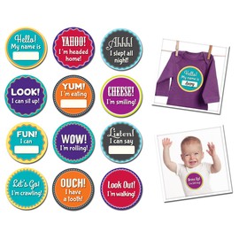 Sticky Bellies Baby Month Stickers - Milestone Momentos