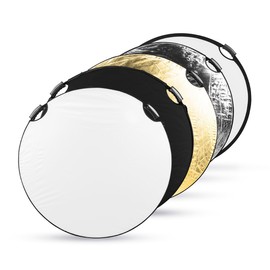 Glow 5-in-1 Collapsible Circular Reflector with Handles (42")