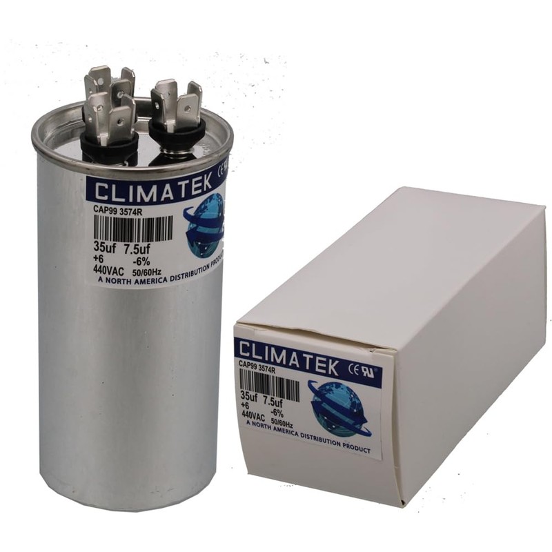 ClimaTek Round Capacitor - fits Amrad # RA2000/37(356+755) | 35/7.5