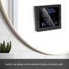 Shanrya Reloj termómetro, Reloj de Ducha, Resistente al Agua, Pantalla