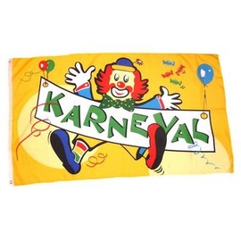 Flag Carnival Clown 90 x 150 cm