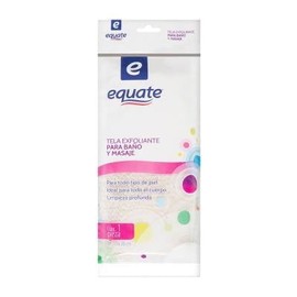 Tela exfoliante Equate para baño y masaje 1 pza