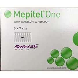 Mepitel One Safetac Wundverband, 6 x 7 cm, 5 Stück