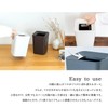 Asvel Non-Visible Trash Can Tabletop Trash Can 0.6 gal (2
