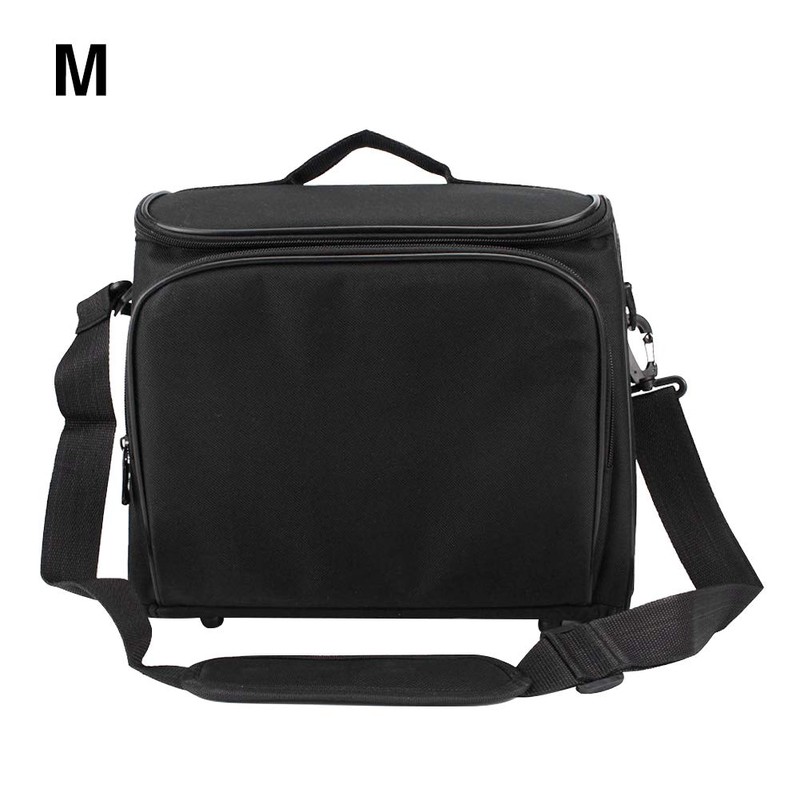 Laluky Video Projector Case, Projector Carrying Bag, Zipper Closure Projector