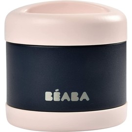 BÉABA - Insulated food container - For babies and children - 100% airtight - Stainless steel - Keeps cold and warm for more than 5 hours - Double walled - 500 ml - Pink/Blue