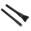 Baluue 2pcs Double-layer Fiber Blush Highlight Makeup Brush Flat-head Design