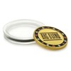 Ganzoo Poker Button Set in Case (Metal Coins), 1x Dealer