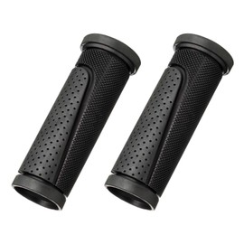 Bike Handlebar Grips Short Mini Bicycle Handlebar Grips 90mm Length Rubber Bicycle Handle Grips Black US114