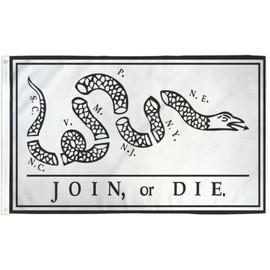 3X5 Join or Die Flag Don't Tread on Me Snake Flag American Revolution 150D NYLON