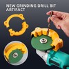 VARKAGE Drill Sharpener for All Bits, Multi-Purpose Drill Grinder, Portable