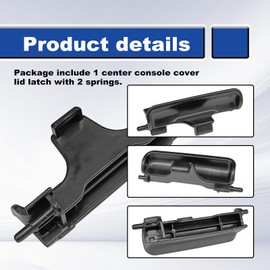 CmeRto Center Console Latch Compatible with Acura RDX 2013 2014 2015 2016 2017 2018 Latch Lock Knob, Armrest Lid Latches with Same Spring as Original, 83417TX4A01