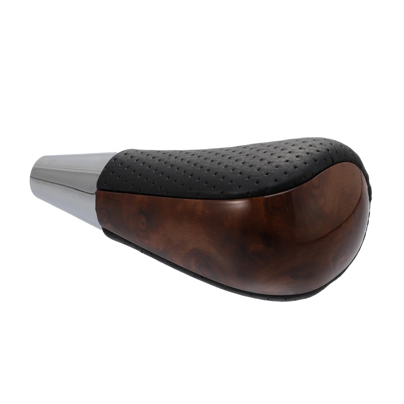 X AUTOHAUX Car Vehicle Automatic Gear Knob Replacement Wood Pattern