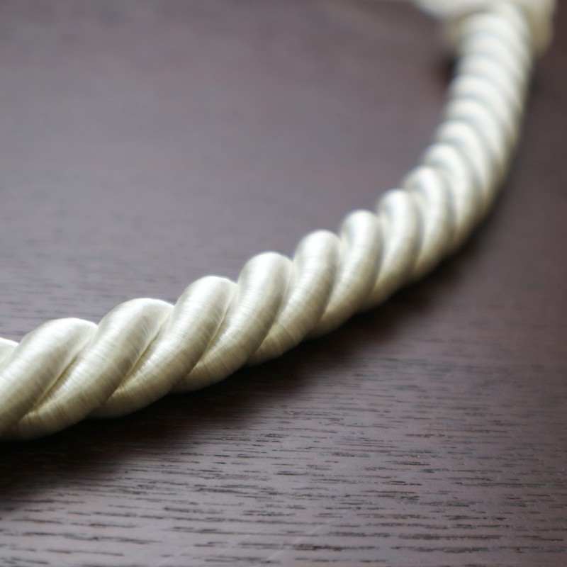 INTERIX CTB2104BLU Curtain Tieback, Fashionable, Rope Tassel, Blue