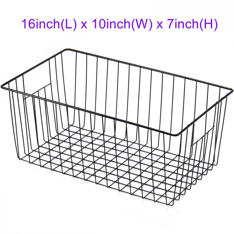 16inch Upright Freezer Organizer Baskets for 13-14,16-21 cu.ft Standup Freezer,