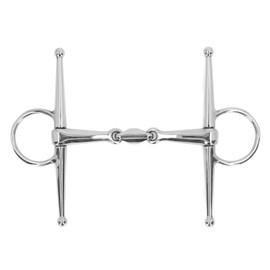 135mm Horse Mouth Bit Stainless Steel Horse Cheek Snaffle for Cultivation Outdoor Gift