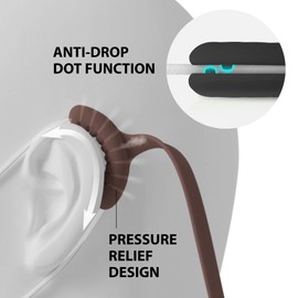 Bone 3PCS Lanyard Mask Tie, Mask Strap Holder Extender, Lanyard for Kids Adults, Adjustable Mask Extender Strap Pressure Relief Anti-Lost Mask Holder, Mask Headband Necklace Ear Hook Strap Comfortable Around Neck