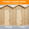 8 PCS T-Strap Hinges, Heavy Duty Gate Hinges, Metal Tee