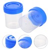 POPETPOP Containers Sample Cups 50Pcs Sterile Specimen Cups with Lids,