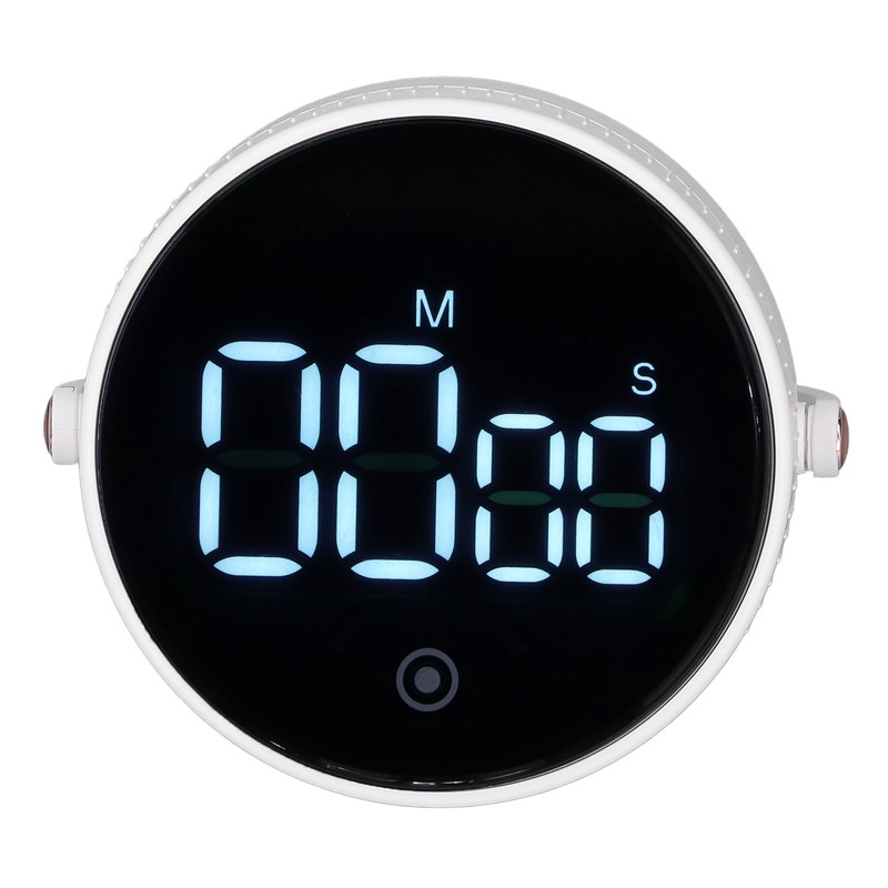 Desktop Timer Minimalist Round 3 Level Volume Adjustable Digital Countdown