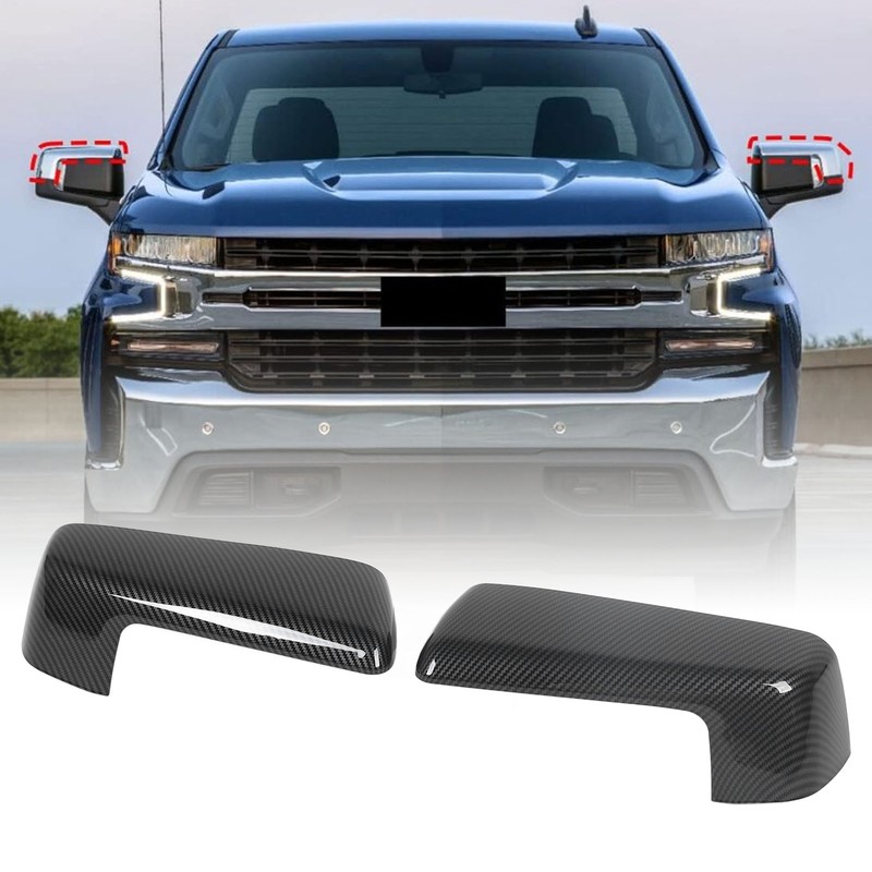 1 Pair Top Half Side Mirror Cover Cap 84328137 Scratch