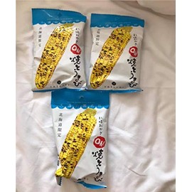 Hokkaido Limited Sapporo City Limited YOSHIMI Odori Park Specialty Sapporo Okaki Oh! Grilled and Cane Confectionery, 1.2 oz (36 g) x 3 Pieces, Eating Trial Set, Side Dishes