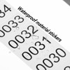 Consecutively Numbered Labels Number Roll Stickers 1-1000 Inventory Self-Adhesive Labels