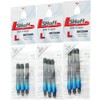 L-Style L-Shaft Lock Straight Twotone Black Clear Blue Display Length