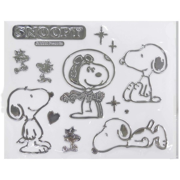 Meiho Snoopy Pose Emblem Sticker Large Size SN206