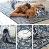 Large Floral 3x5 Entryway Rug Boho Area Rugs for Living