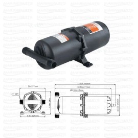 SEAFLO ACCUMULATOR PRESSURE TANK 1L MARINE EXPANSION EQUIPMENT FOR CARAVAN BOAT