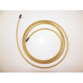 1/4" BRAIDED BRASS EXPANDABLE FLEX SLEEVE, WIRING HARNESS, LOOM, FLEXABLE WIRE COVER (5 Feet)