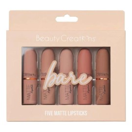 Lip Set 5 Labiales Five Mate Top Lipsticks Beauty Creations®