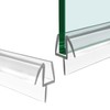 Bathroom Shower Glass Door Bottom Seal Strips, Length 36 Inch