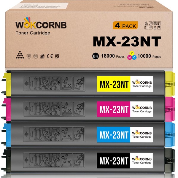 WOKCORNB MX-23NT Toner Cartridge Compatible for Sharp MX-23NT MX-23NT-BA MX-23NT-CA