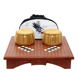 VPH Simulated Jade Single Sided Go Set Includes Board Table, Jar, and Bag