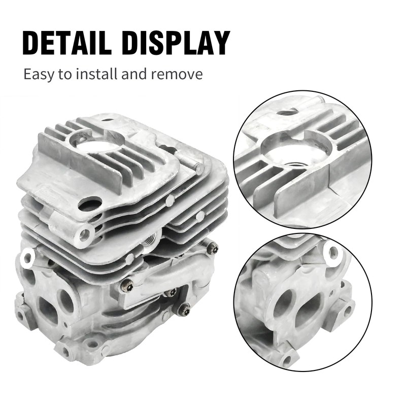 Saihisday 581476102 51mm Cylinder with Piston Ring, Cylinder Piston Assembly