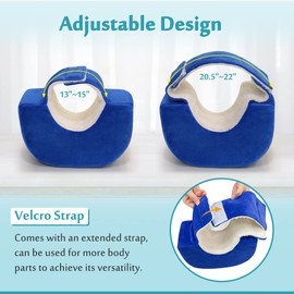 Foot Elevation Pillow Post Surgery Ankle Heel Protector for Pressure Sores Leg Elevation Feet Pillow for Swelling Bed Sore Pressure Ulcer Cushion Ankle Support Foot Cradle Surgery Recovery Supplies