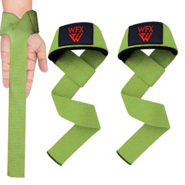 Weight Lifting Straps Wrist Support Padded Neoprene Gym Cross Training Hand Bar Weight Lifting Straps Fitness Bodybuilding Strength Exercise Handles Deadlifts for (Green)