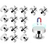WEZCHUGHAOL15Pcs Replaceable pin Backs Fridge Magnetic DIY Accessory Card Cap