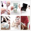 ANSLYQA Finger Cots, (Medium,1200 Pcs) Disposable Latex Finger Covers Anti