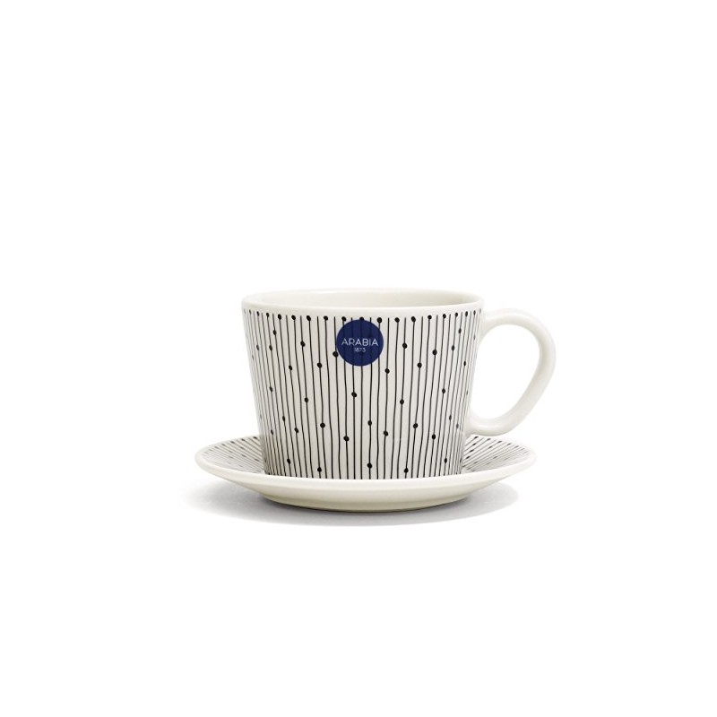 Arabia Mainio Sarastus 100467/468 Cup & Saucer